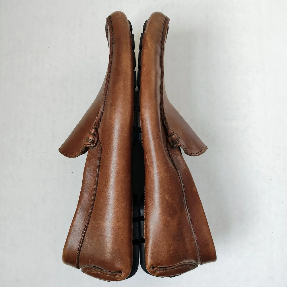 L'artigiano Sorrentino Men's Leather Slip-on Driving Moccasin Shoes Sz 44/ 11US